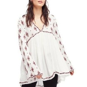 Free people diamond embroidered tunic